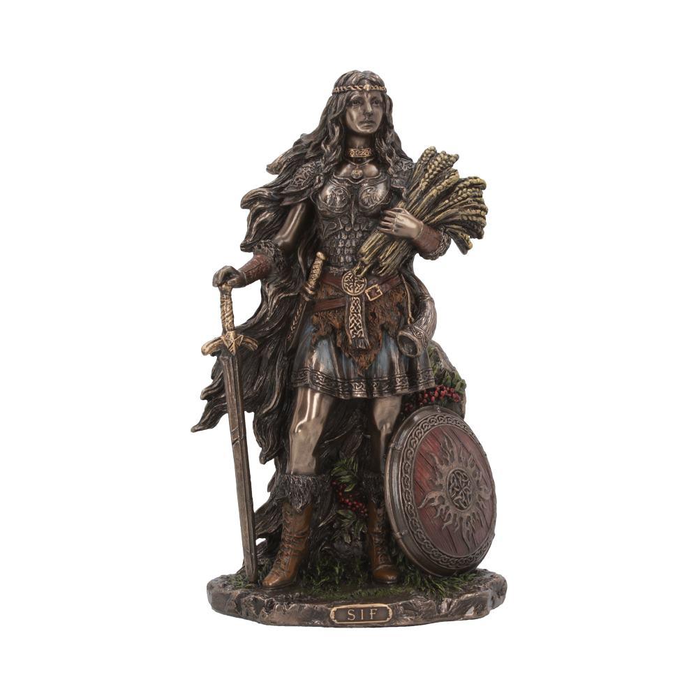 Sif Goddess of Earth and Family Bronze Figurine 22cm | Gothic Gifts
