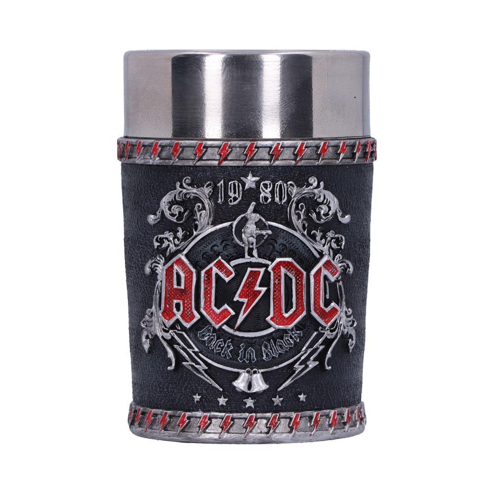 Officially licensed ACDC Back in Black Shot Glass | Gothic Gifts