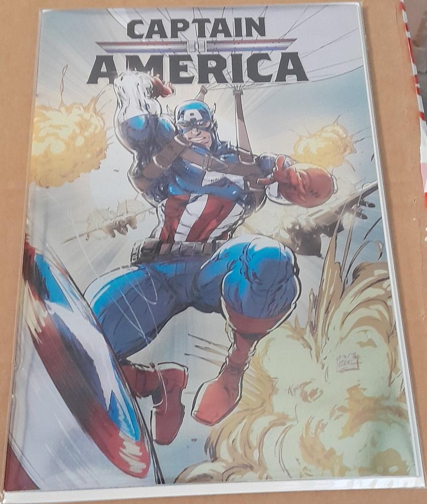 Captain America #1 Andrews Foil Variant Comic (2023) | Gothic Gifts