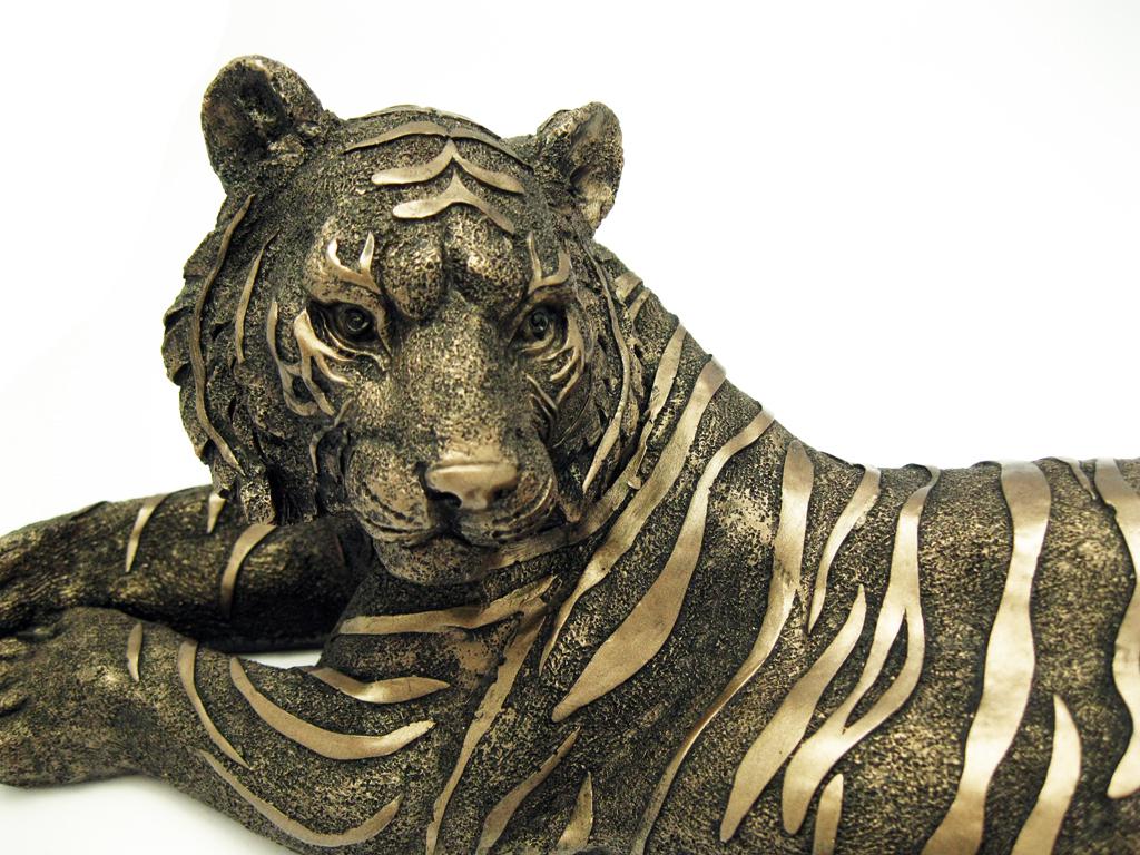 Tiger Bronze Figurine Large Bronze Gifts