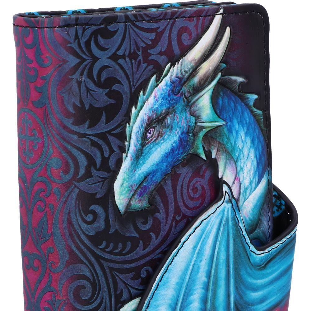 Dragon Sanctuary Embossed Purse Purple 18.5cm