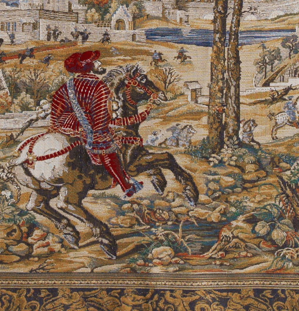 The Hunts of Maximilian Month of March Woven Wall Tapestry The