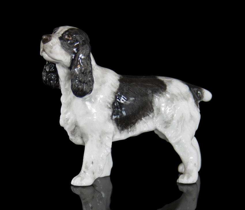 Royal Copenhagen, outlet Mini Collection, Puppy Collection Cockerspaniel