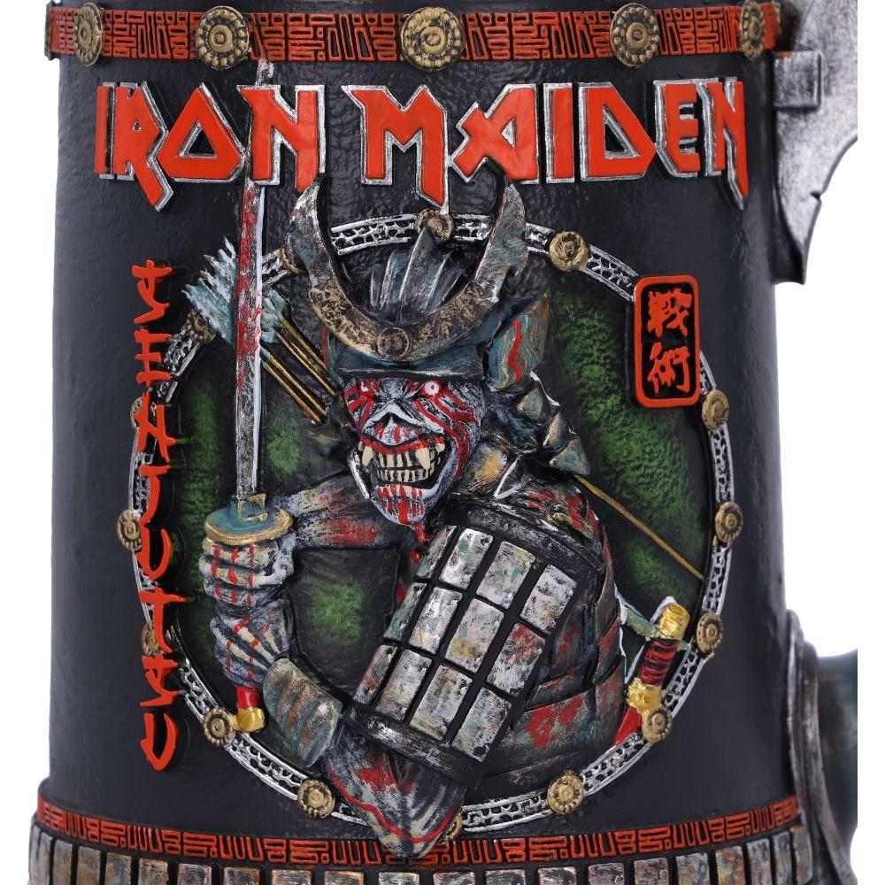 Boîte Buste Iron Maiden Senjutsu - Figurine Collector Licenciée 41 Cm - Neuf Sous Blister