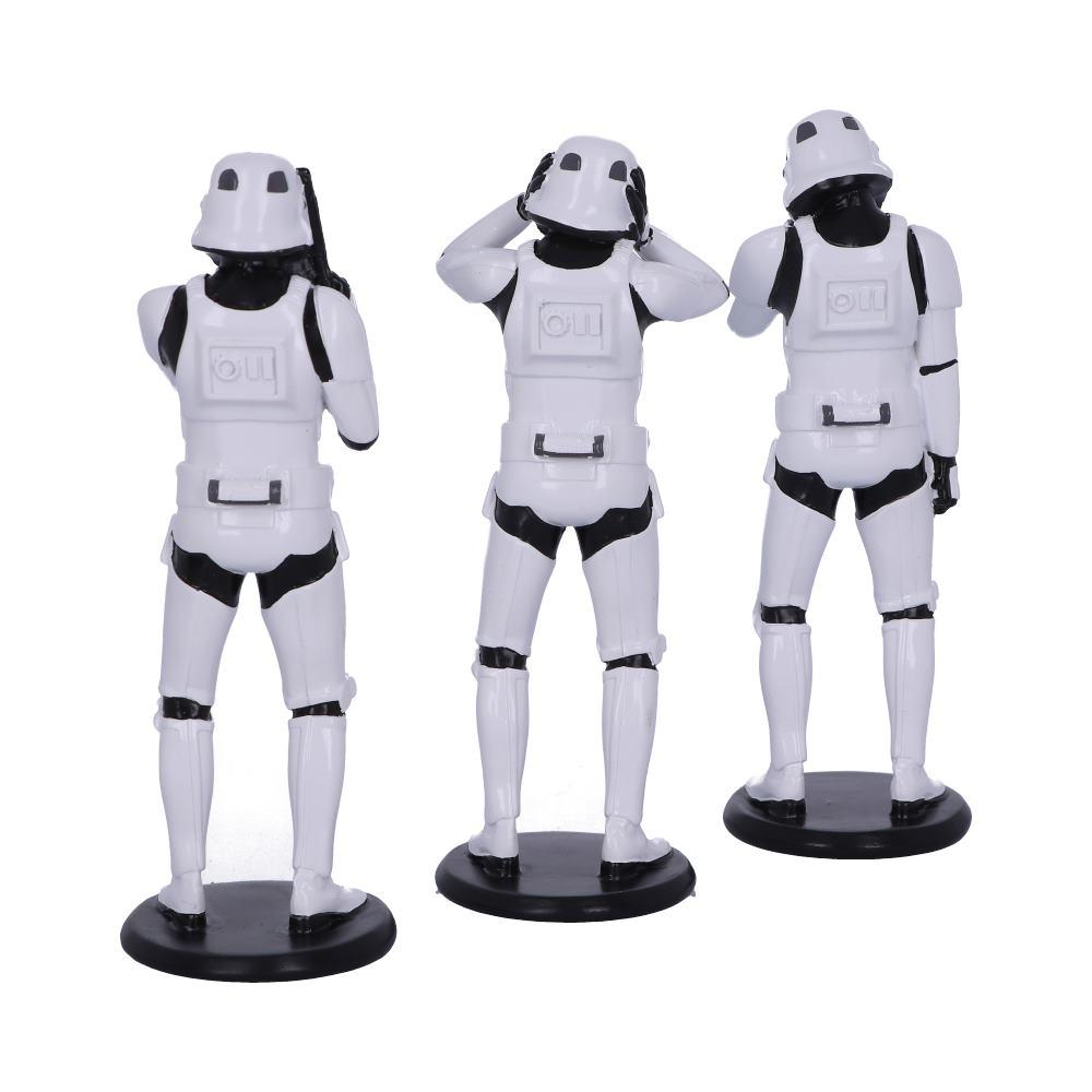Fermalibri Stormtrooper Ufficiali Star Wars - In Resina Dipinta A Mano, Altezza 18,5 Cm, Per Scaffali E Collezionisti