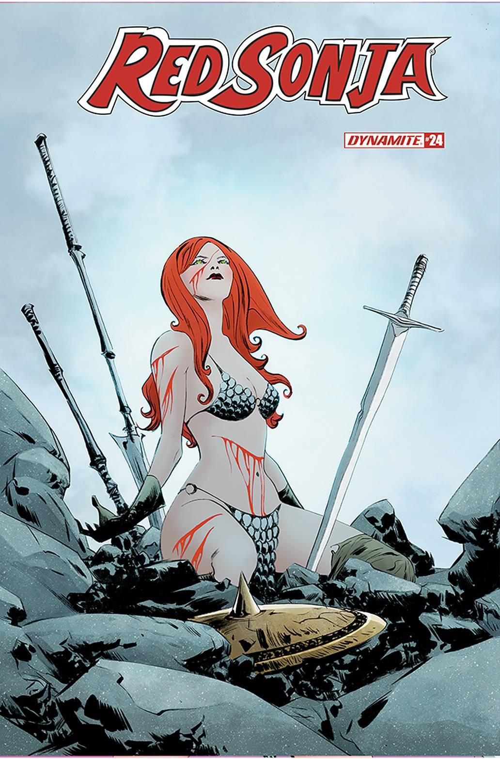 Red Sonja 24 Cover a Lee Comic | Gothic Gifts