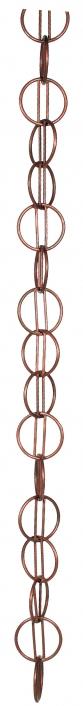 Photo of Rain Chain Ohm Copper Garden Ornament