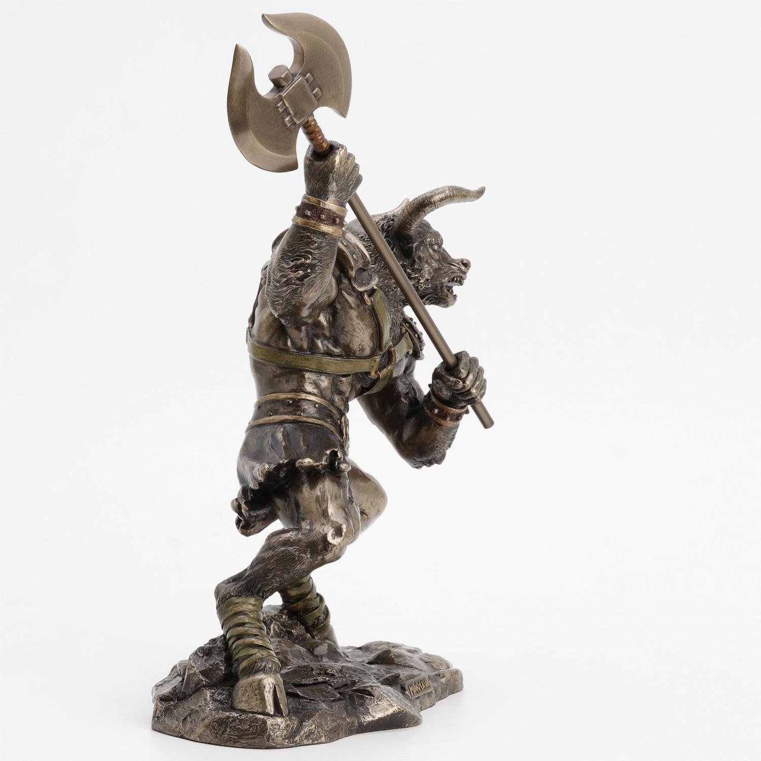Minotaur the Creature from the Labyrinth Bronze Figurine (By