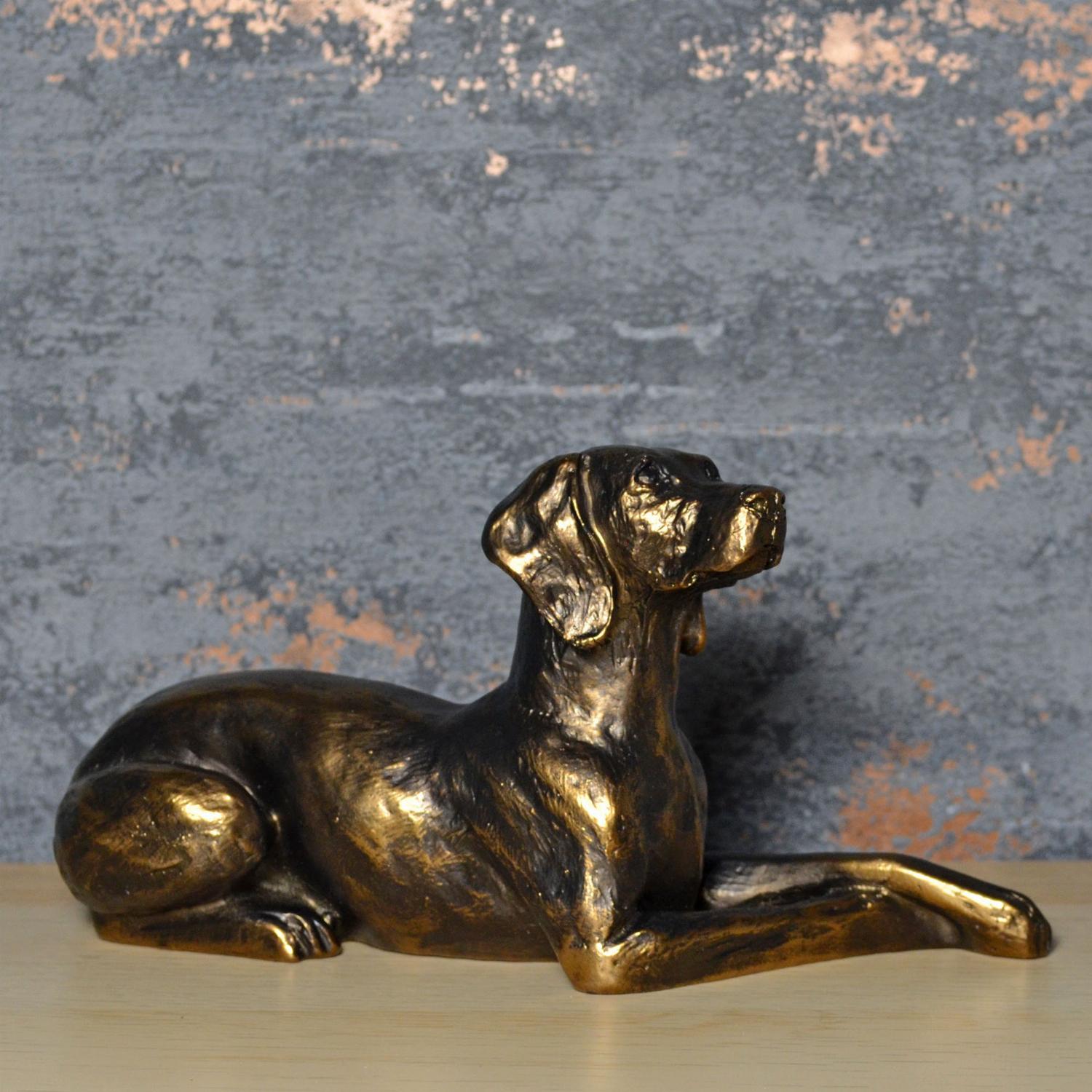 Weimaraner Bronze Effect Dog Sculpture Harriet Glen Bronze Gifts