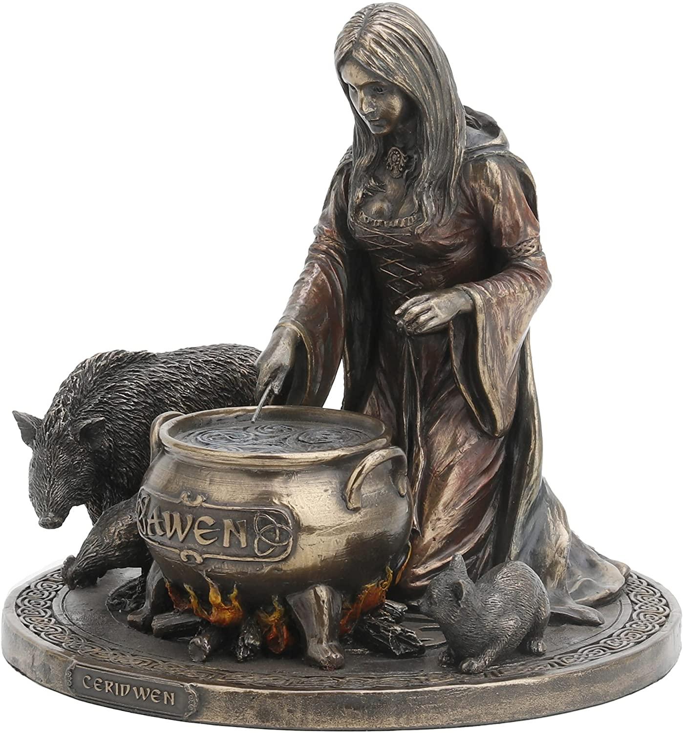 Ceridwen Bronze Figurine | Gothic Gifts