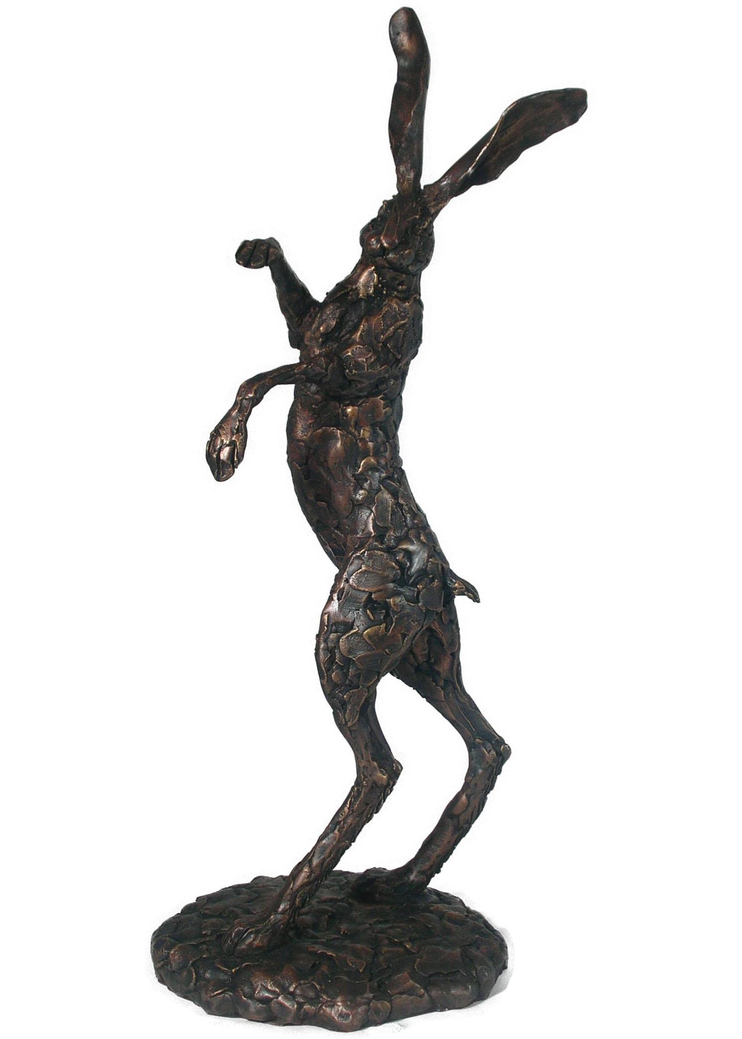 Dancing Hare by Paul Jenkins (Frith Sculpture) Premier Finish | Bronze ...