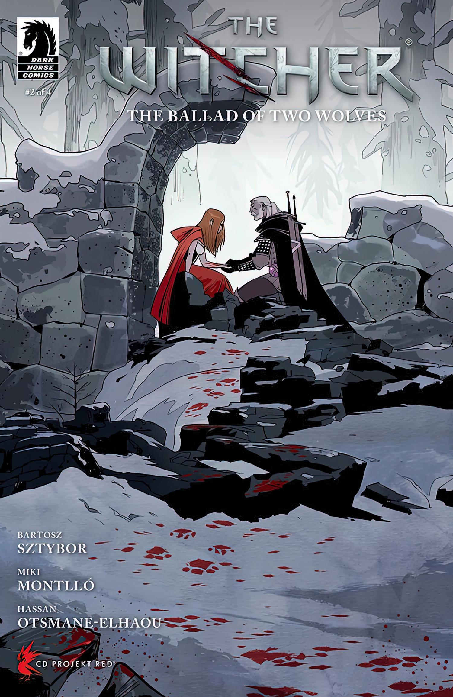 Two Wolves Cover Witcher the Ballad of Two Wolves #2 (Of 4) Cover a Montllo Comic ...