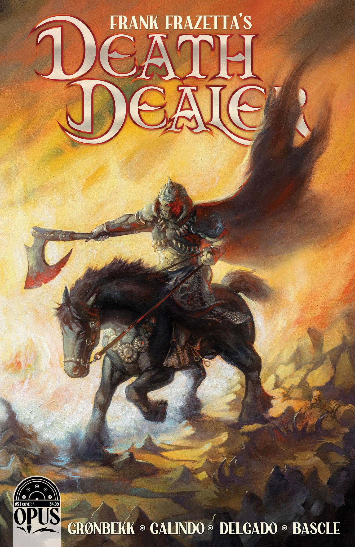 Frank Frazetta Death Dealer #5 Cover A Hetrick Comic 