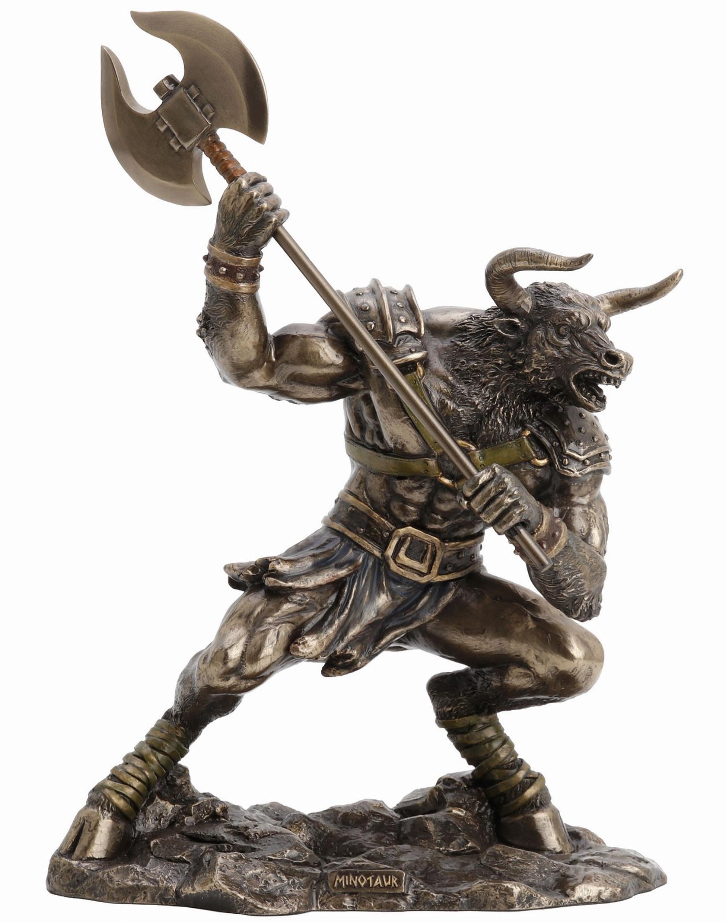 Minotaur the Creature from the Labyrinth Bronze Figurine (By