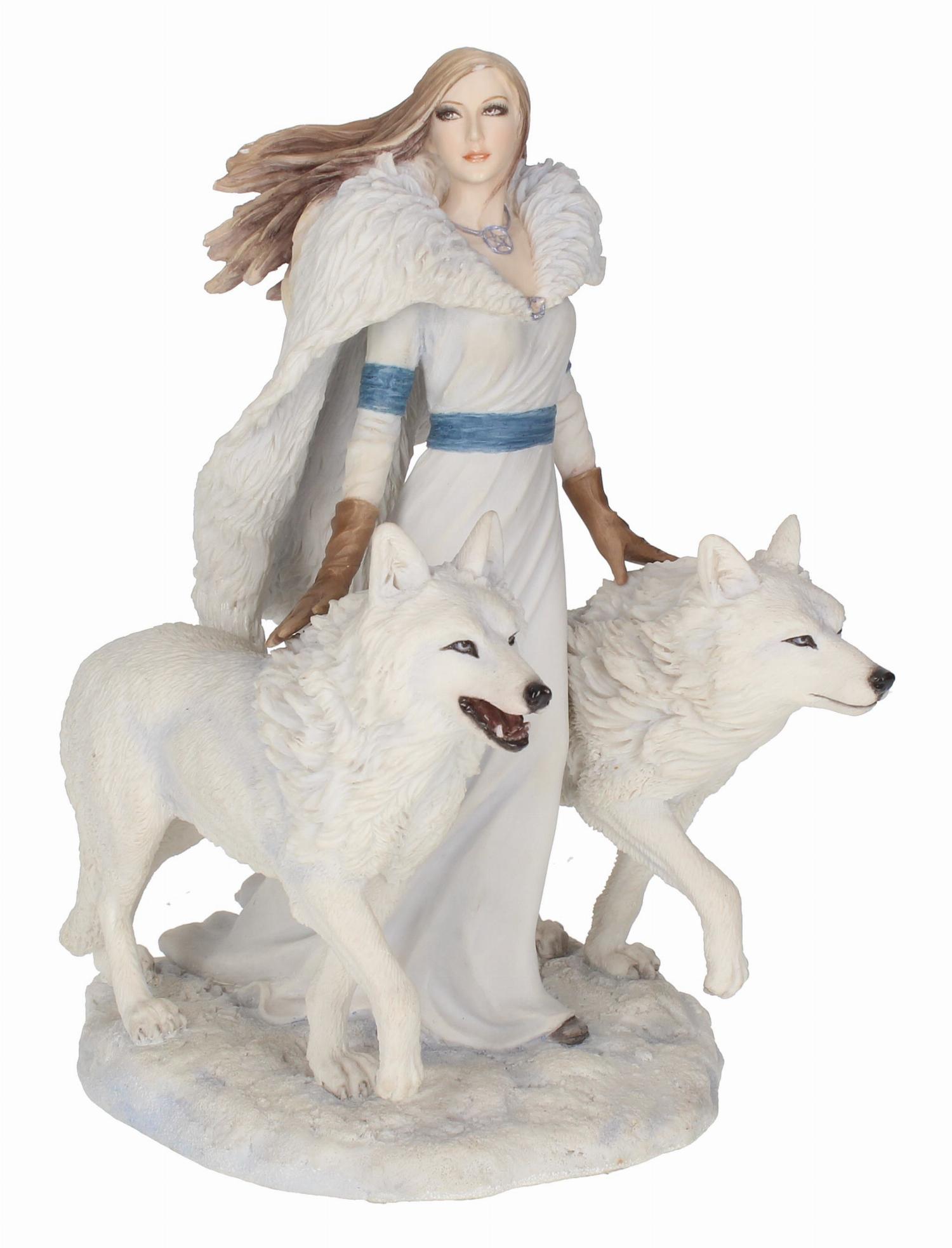 Anne Stokes Winter Guardians 【仕事への情熱】天使 winter-guardians-figurine-anne