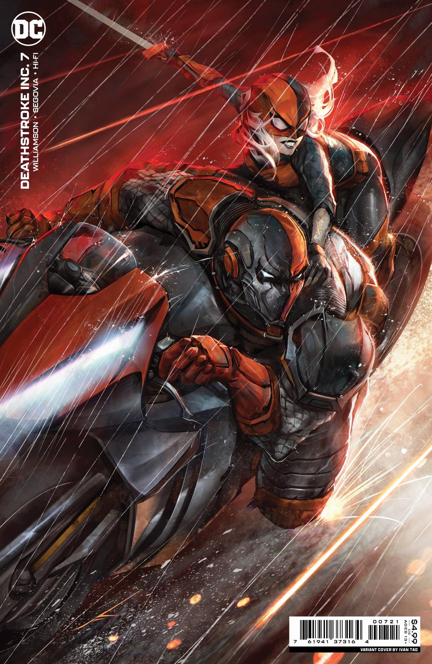 Deathstroke Inc #7 Cover B Tao Card Stock Variant Comic | Gothic Gifts