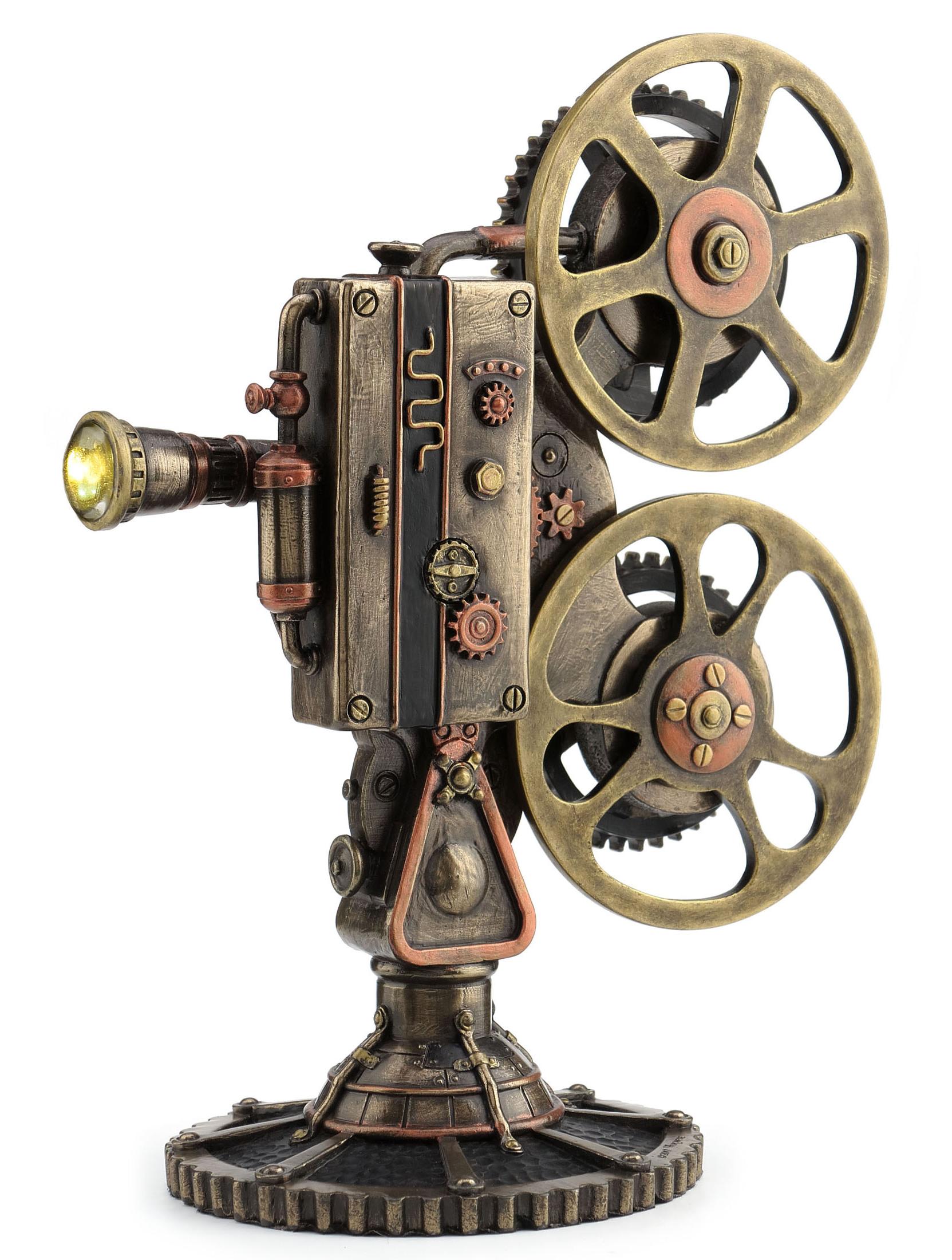 Steampunk Projector (Led) Bronze Ornament Model (By Veronese) | Bronze ...