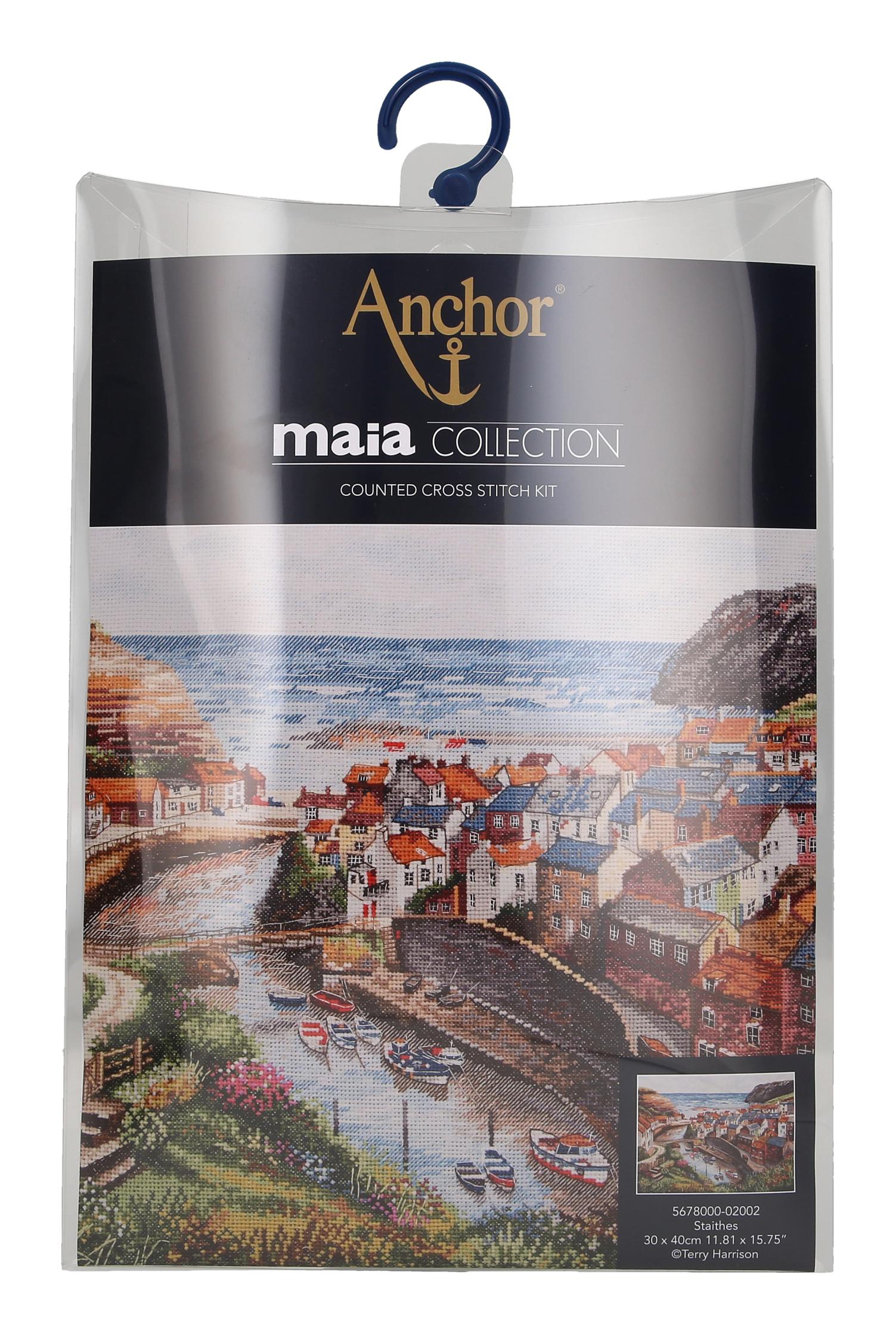 Staithes Scene Maia Counted Cross Stitch Kit Stitch Shop