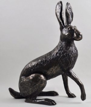 Photo of Buttercup Hare Bronze Sculpture (Harriet Glen) Large 26 cm