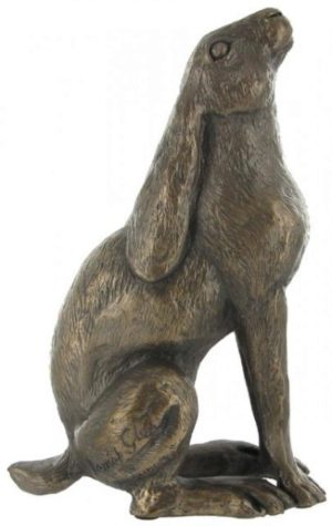 Photo of Daisy Moongazing Hare Bronze Sculpture (Harriet Glen)