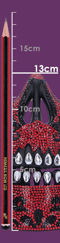 Photo #2 of product D7111B25 - Fancy Dress Jewelled Masquerade Mask Cosplay (Red)