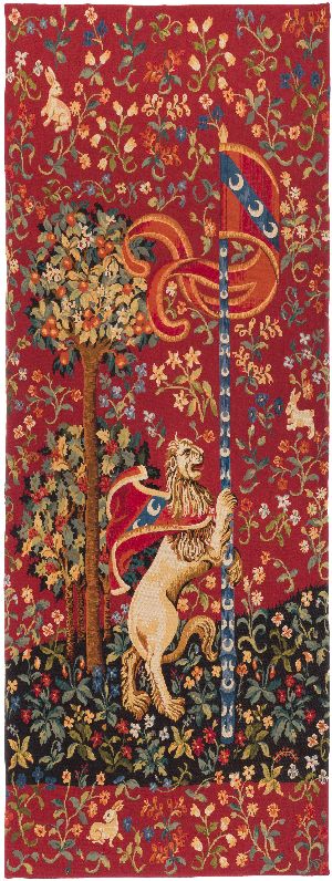 Phot of Lion Medieval Wall Tapestry