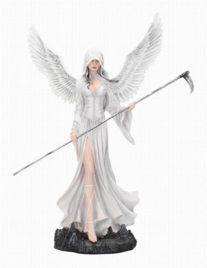 Photo #1 of product D1222D5 - Mercy Angelic Fairy Reaper With Scythe 61cm