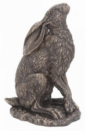Photo of Moonlight Hare Bronze Figurine (Andrew Bill)