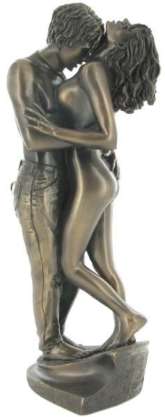 Photo of Passionate Lovers Bronze Figurine (Love is Blue)