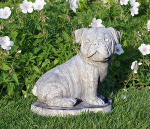 Photo of Pug Dog Stone Statue