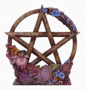 Photo #1 of product B6629B24 - Spring Floral Decorative Pentagram Ornament