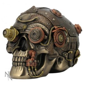 Photo of Steampunk Enhancer Skull Bronze Secret Box