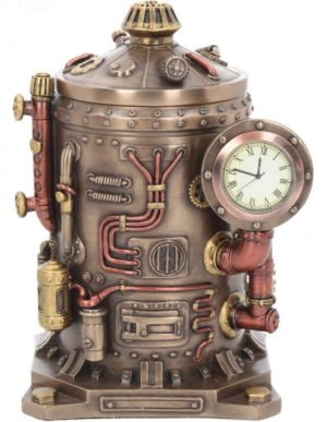 Photo of Time Displacement Capsule Clock and Pen Pot Figurine