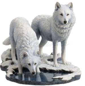 Photo of Warriors of Winter Wolf Figurine (Lisa Parker)