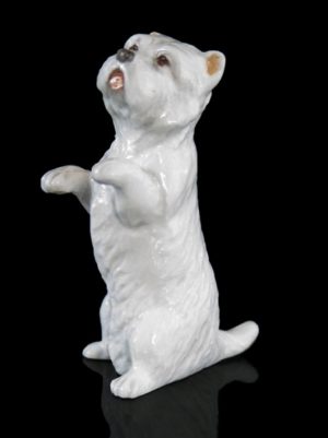 Photo of Westie Hand Painted Fine Bone China Miniature Figurine