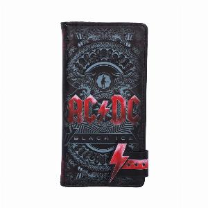 Photo #1 of product B5519T1 - Officially Licensed AC/DC Black Ice Album Embossed Purse Wallet