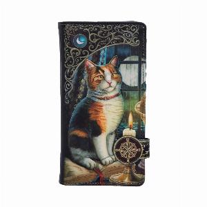 Photo #1 of product B5307S0 - Lisa Parker Adventure Awaits Calico Cat Ship Embossed Purse