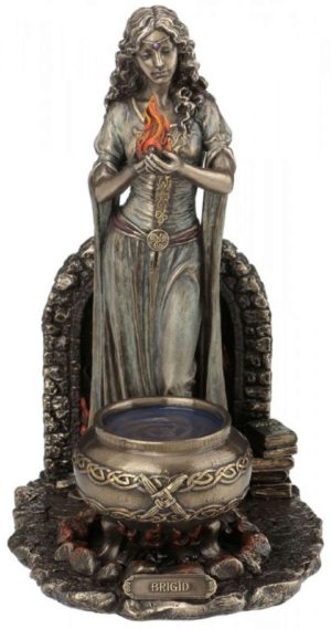 Photo of Brigid Bronze Figurine 25cm Pagan Goddess