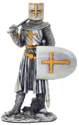 Photo of Crusader Pewter Figurine
