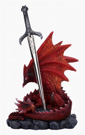 Photo #1 of product U6565Y3 - Forged in Flames dragon figurine