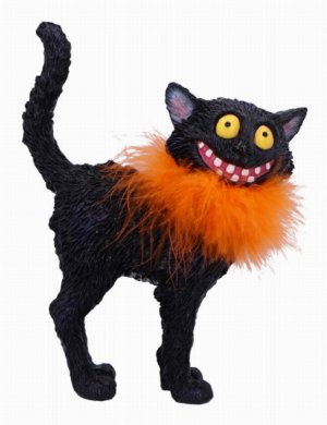 Photo #1 of product D6750A24 - Furdinand Black Cat Feather Boa 23cm