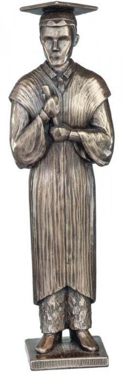 Photo of Graduation Bronze Figurine Male