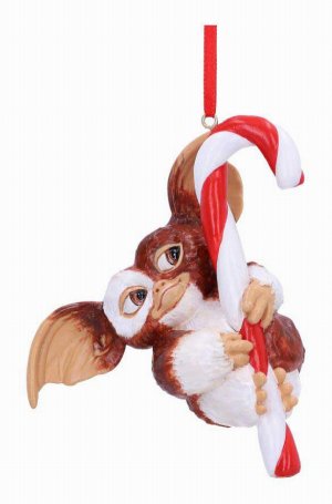 Photo #1 of product B6413X3 - Gremlins Gizmo Candy Cane Hanging Ornament 11cm