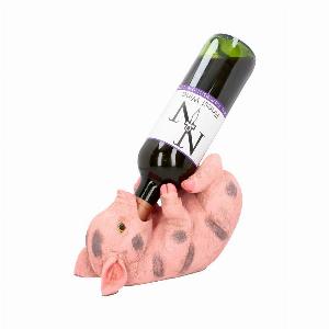 Photo #1 of product EXA80011 - Pink Pig Piglet Guzzler Wine Bottle Holder