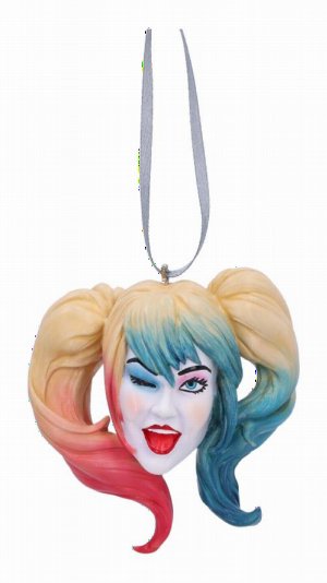 Photo #1 of product B6313X3 - Officially Licensed DC Harley Quinn Hanging Ornament 8cm