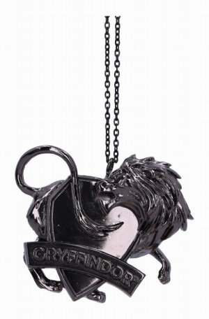 Photo #1 of product B6480X3 - Harry Potter Gryffindor Crest Silver Weighted Hanging Ornament