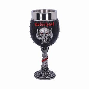 Photo #1 of product B5385S0 - Officially Licensed Motorhead Ace of Spades Warpig Snaggletooth Goblet