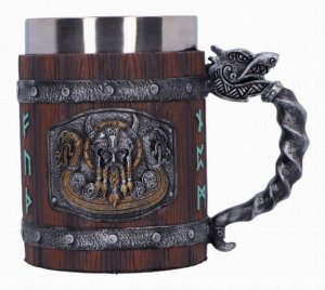 Photo #1 of product D6764A24 - Medieval Norseman Tankard 16cm