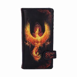 Photo #1 of product B5375S0 - Anne Stokes Phoenix Rising Mythical Bird Embossed Purse
