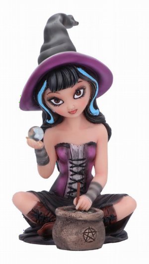 Photo #1 of product D6293X3 - Pruedence Witch Figurine 15cm